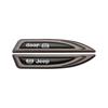 2Pcs Metal Car Body Side Fender Blade Sticker Rear Trunk Decal For JEEP Renegade Patriot Weangler Cherokee Compass CrandCherokee AMV1