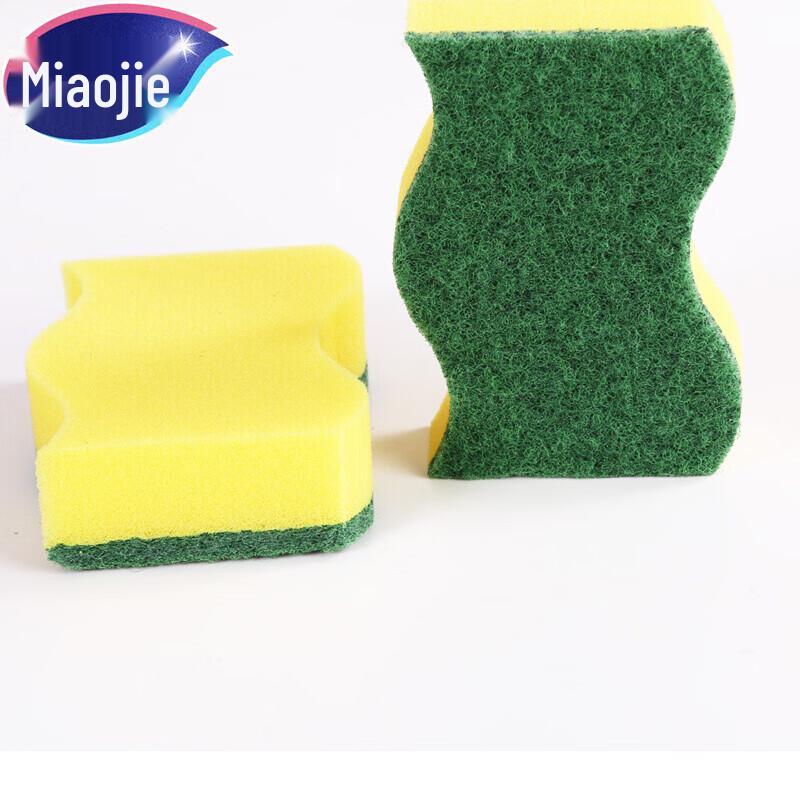 Miaojie Sponge Scouring Pads, 8-Pack