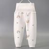 Spring and Fall High Waist Pure Cotton Infant and Toddler Sleep Pants - Boys & Girls Belly Protection Bottoms