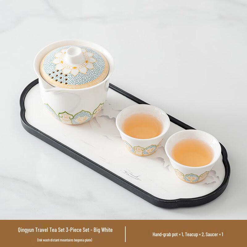 ZISIZ Ceramic Gaiwan Tea Cup
