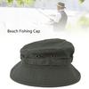 Boonie Hat with Adjustable Buckle Short Brim Waterproof Oxford Fabric Bucket Hat for Fishing Trips Jungle Army Green