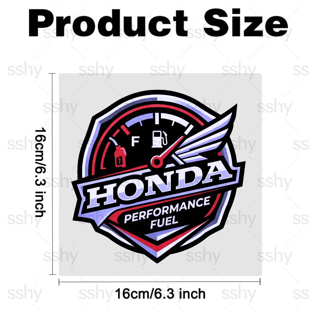 pgnkd1 FOR HONDA Car Fuel Tank Cap Warning Sticker Waterproof Vinyl Fuel Cap Decal