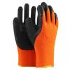 Fleece-Lined Winter Work Gloves with Embossed Terry Cloth and Foam Grip
