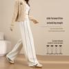 Women's High-Waist Drapey Wide-Leg Casual Trousers