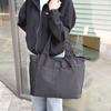 Olivia Pop OP_M2404 Daily Lightweight Black Big Shoulder Bag