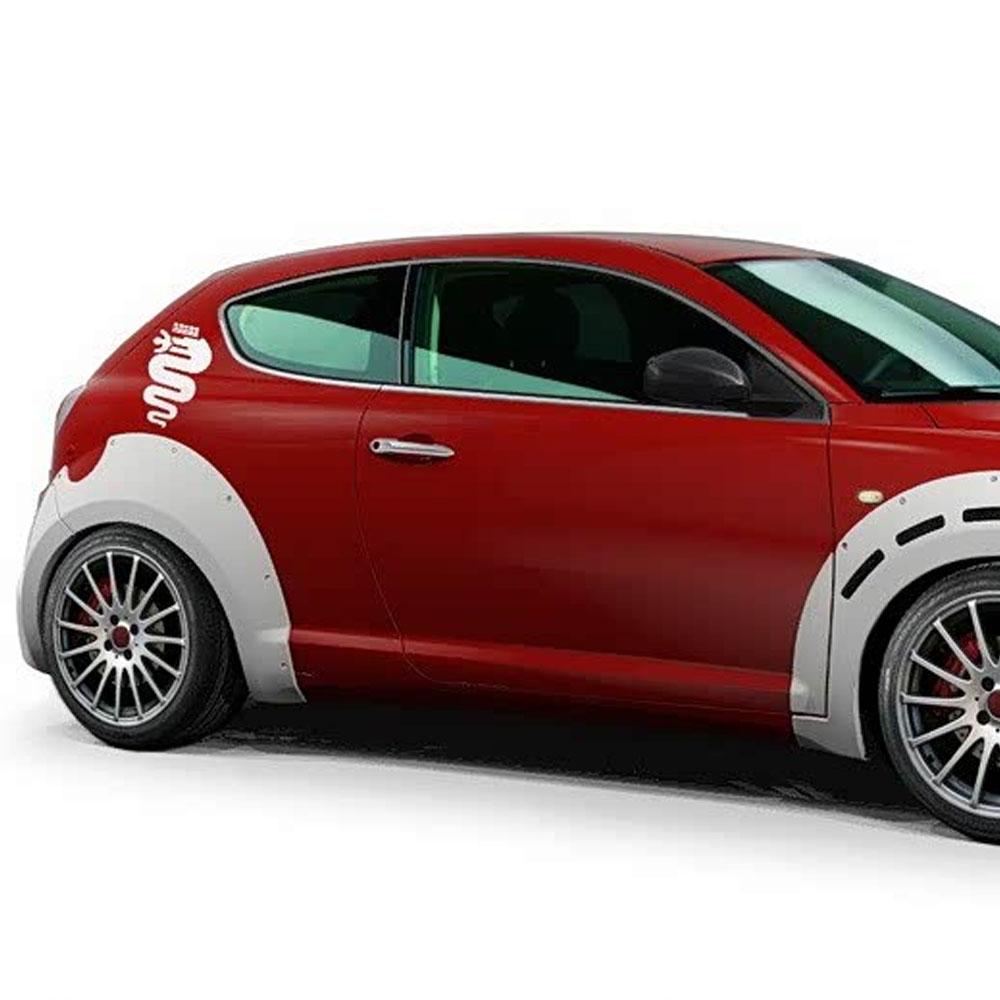 2PCS Car Body Sticker For Alfa Romeo Giulietta Mito Giulia Brera 147 156 159 Tonale GT