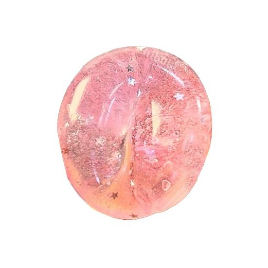 

Squeeze Fidget Toy Soft Putty Texture Moldable Glitter with Buttery Stress Reliever Desktop Ornament for Handcrafts розовый