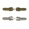 Antique Cardigan Button Pin Feathered Alloy Cardigan Clip Button Sweater Fasteners Button Clip for Fashion Enthusiasts