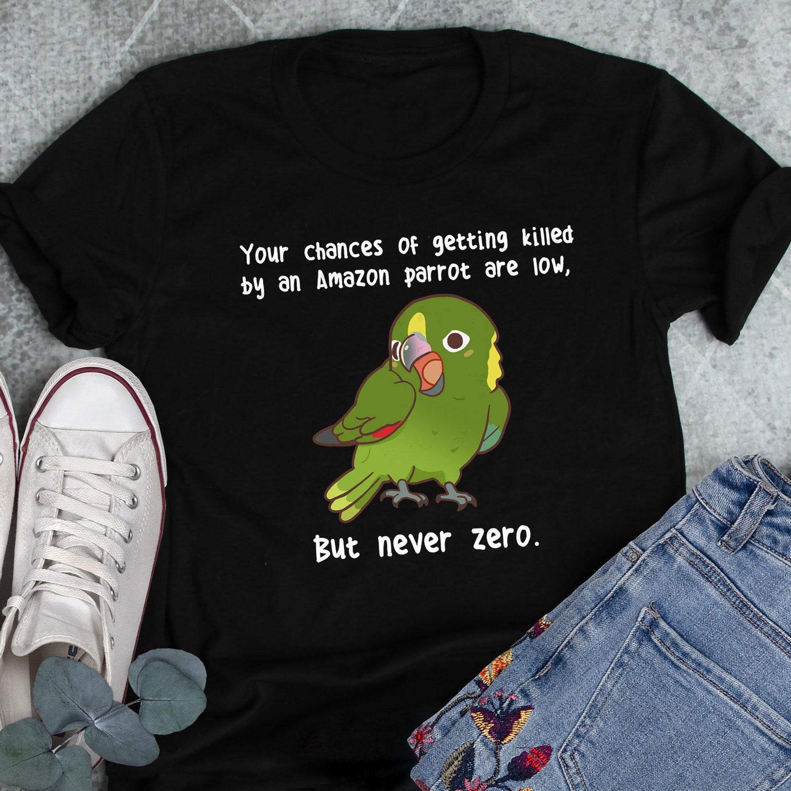 Yellow-naped Amazon Parrot Shirt, , Funny Parrot Lover Gift, Cute Bird T-shirt, Amazon Parrot Tshirt, Pet Graphic Tee, Birb Mom Dad 150