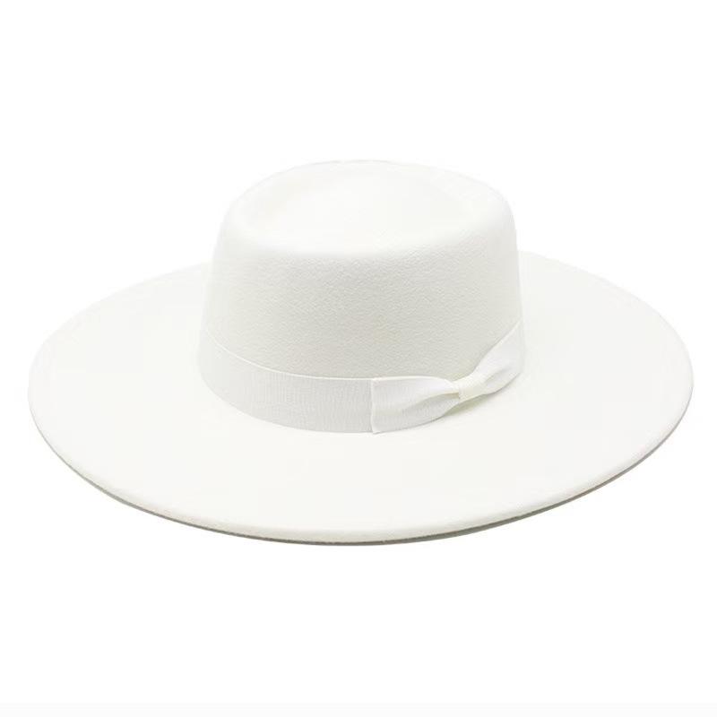 Popolare cappello a cilindro classico retrò .cm europeo e americano, cappello a cilindro a cupola concava-convessa in lana moda da uomo e da donna