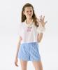 Jun Jun Space Girls Like June Crop T_White