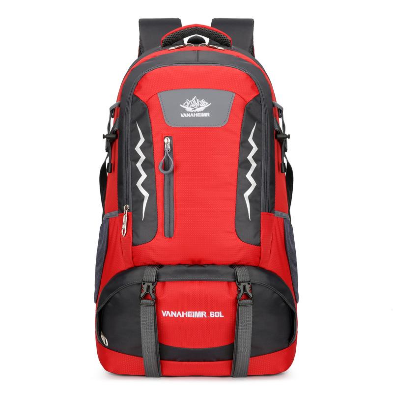 60L Wanderrucksack Herren Damen Outdoor Wasserdichter Reiserucksack Große Kapazität Bergsteigerrucksack Camping Kletterrucksack