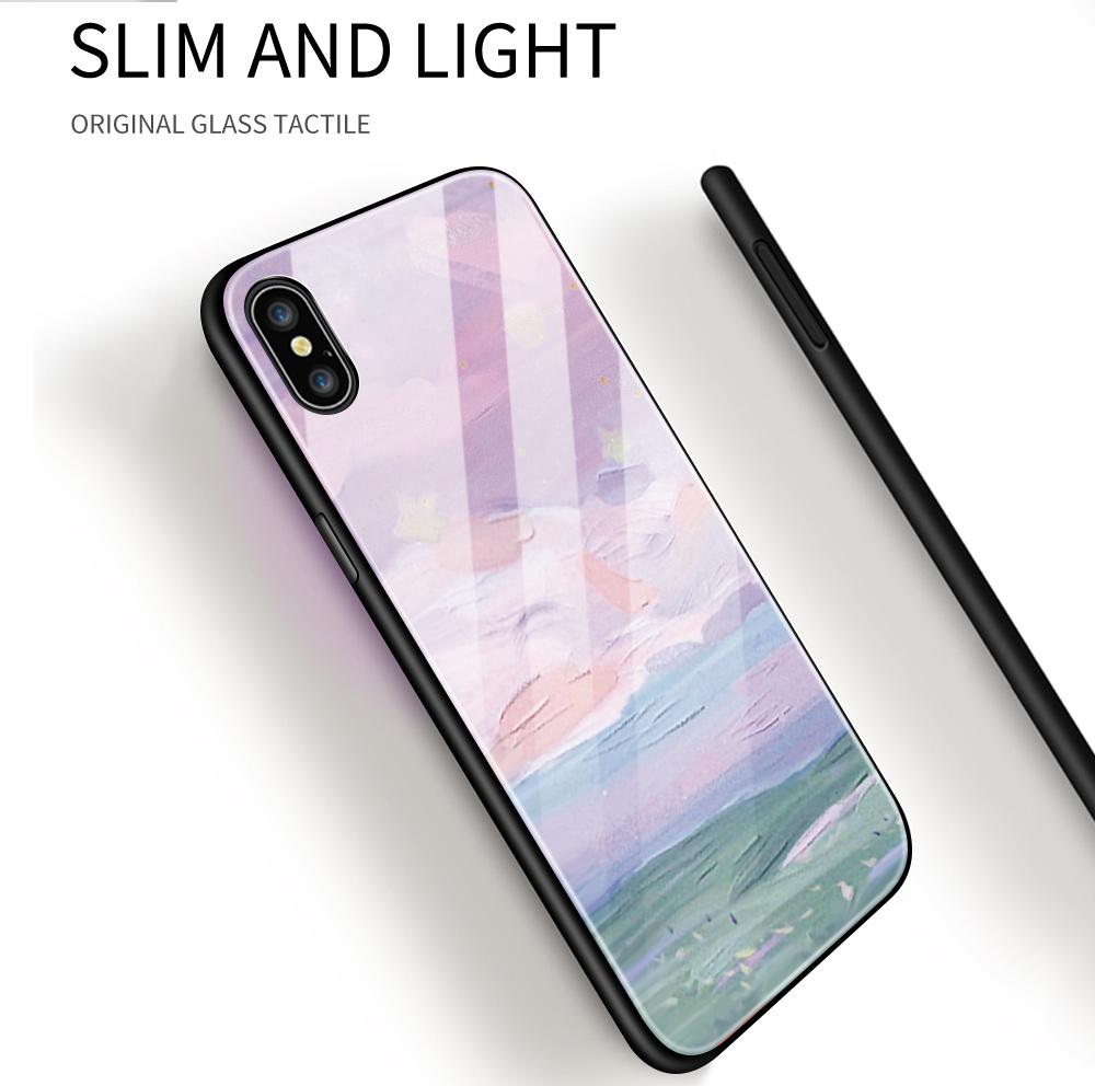 Tempered Glass Phone Case For OPPO Reno13 Reno14 Realme 11 12Pro 14 GTNeo6 C21Y C53 C75 OnePlus Nord2 NordCE3Lite Soft Edge Shockproof Smooth Shell