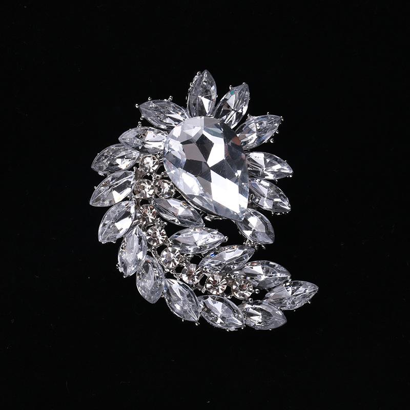 Legierung Mode Kreative Persönlichkeit Kristallglas Brosche Brosche Brosche Damen Kleidung Zubehör