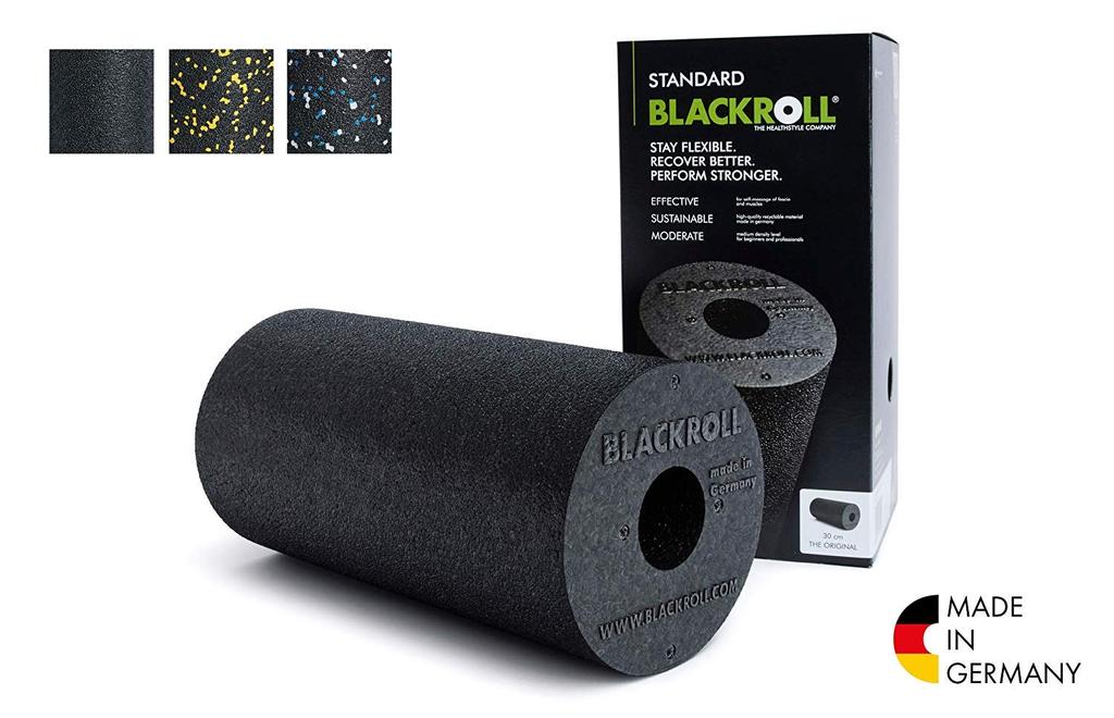 Blackroll German-Made Foam Roller, Standard Black, Lightweight, 150g, 30cm X 15cm (Official Japanese Product)