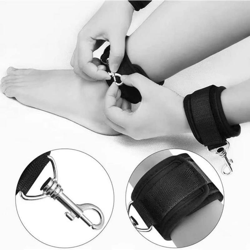 Bed Restraint Set Couple Sex Toys Bondage Handcuff Kit Adult Game Tool 18+ Erotic Tie Downs Arm Ankle Sextoy