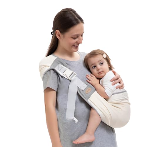 Nosič pro miminka a batolata Šátek 11-27 kg Nastavitelné popruhy Měkké polstrované okraje Lehký Vhodný na cesty