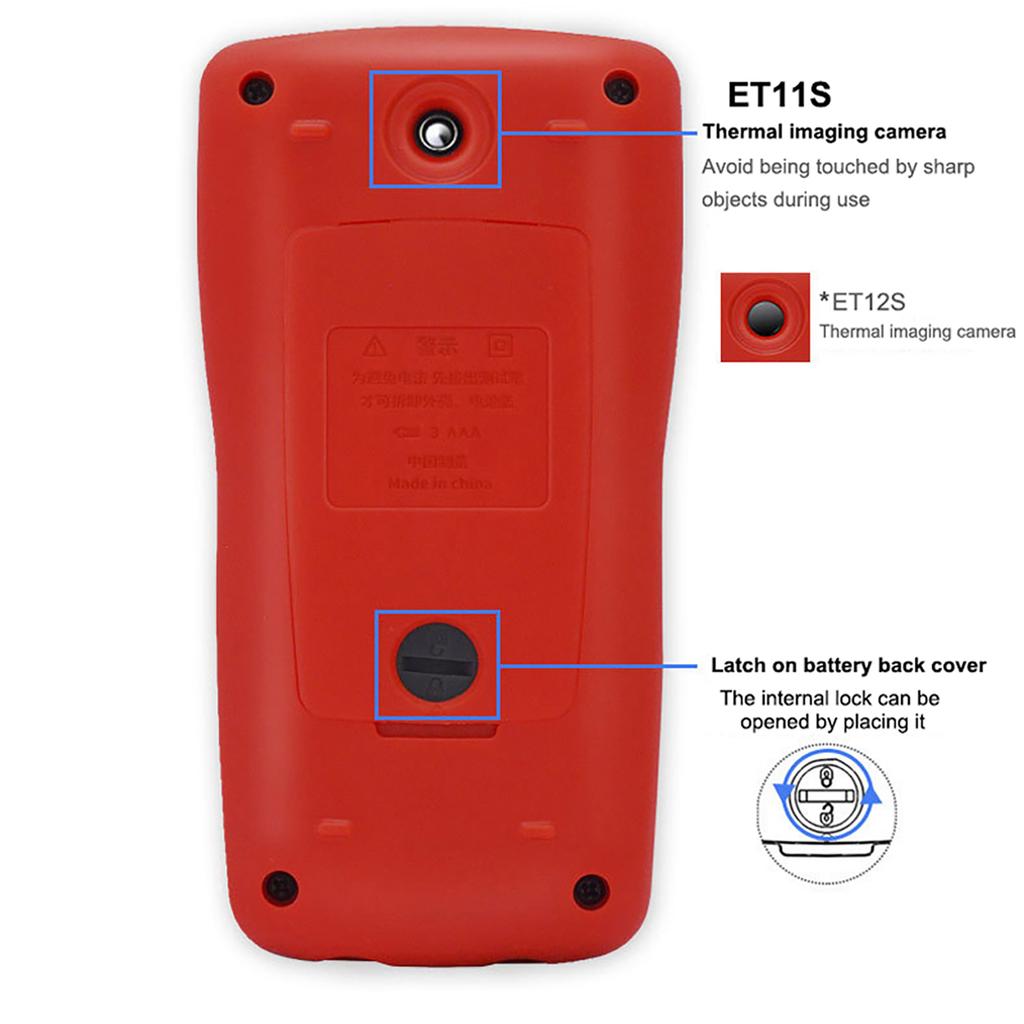  Digital Thermal Imager Multimeter 2.8inch Color Display 90*120 Thermal Imaging   6000 Counts Multimetro with Voltage Current Resistance Capac