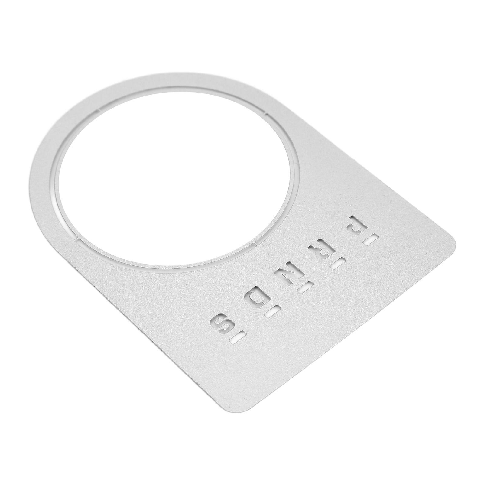 Gear Shift Box Frame Aluminium Alloy Shifter Panel Trim Cover Replacement for Jaguar FPACE 20162020(Silver )