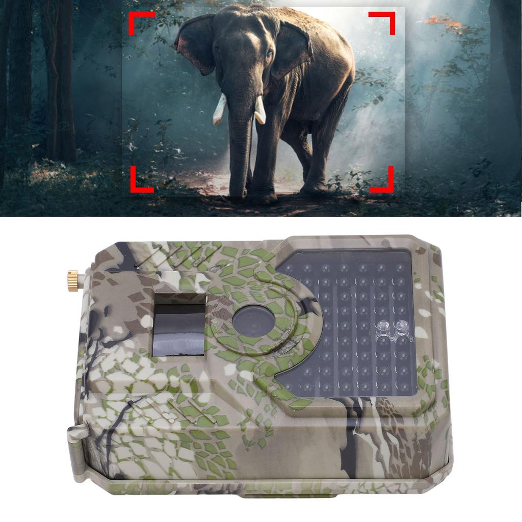 Infrared Hunting Camera Trail Camera 12MP HD 1080P Infrared Hunting IP56 Waterproof for Wildlife Monitoring PR200B Trail Camera