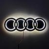 QR3 18X5.8CM LED Badge Light Exterior for M3 Q2 Q8 A1 A2 Q3 A3 A4 A5 A6 A7 A8 Q5 Q7 TT Car Rear Trunk Emblem Sticker Accessories