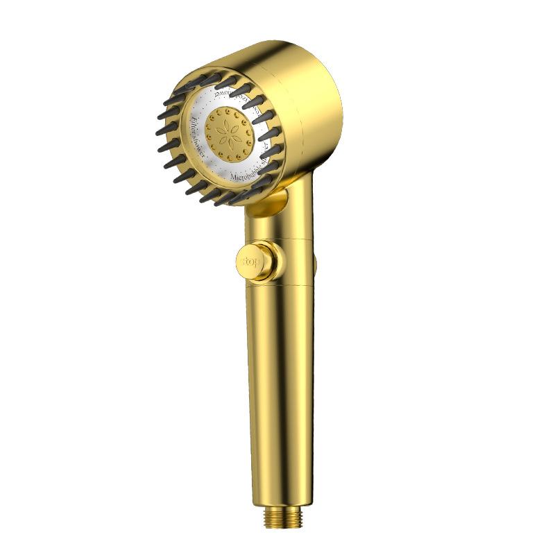 Cap de duș de înaltă presiune, 3 moduri, capete de duș reglabile cu filtru, economisire a apei, duză de pulverizare cu o singură tastă, accesorii pentru baie