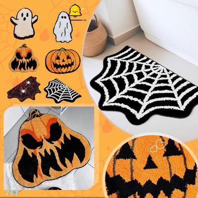 Halloween Pajęczyna Dynia Łazienka - Dekoracje Dywaniki - Nietoperze Dekoracja Łazienki Dekoracje Pokoju Wiedźma Dom Urocze Dywaniki Do Kuchni Sypialni Dekoracja Rodzinna