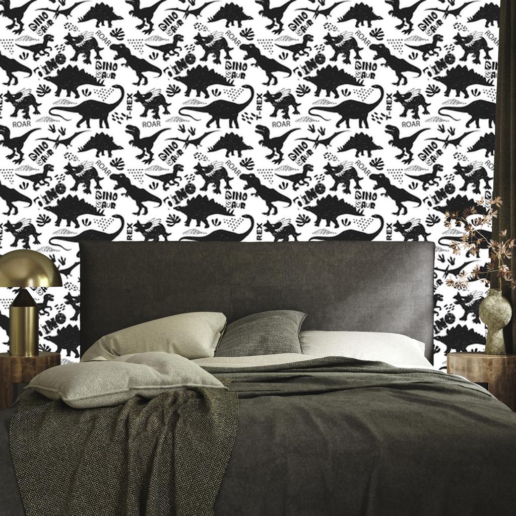 Dinosaurs Leaves Wallpaper for Living Room and Bedroom 50x1000