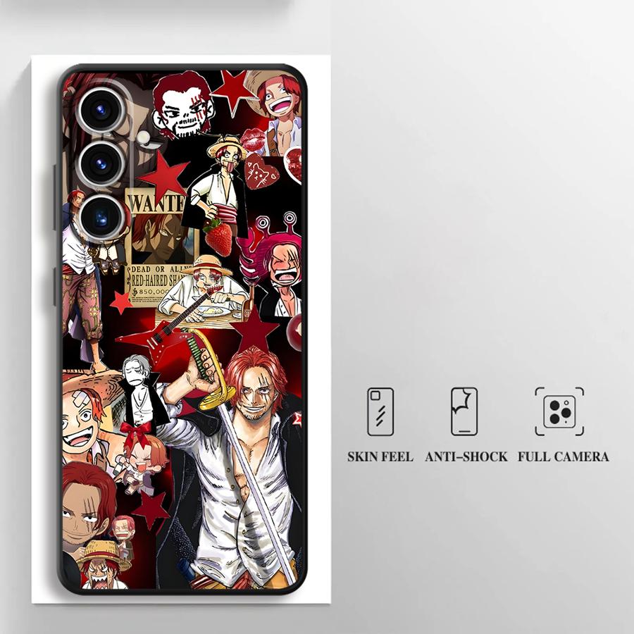 

Case for Samsung Galaxy A32 A23 A53 A24 A55 A26 A72 A51 A73 A41 A22 A52 A35 A36 A25 A71 Black Soft Phone Cover One Piece Ace Art Galaxy A42 5G