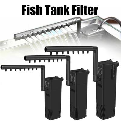 Aquariumzubehör Aquarium Sauerstoffanreicherungspumpe Schildkrötenbecken Filter Niedrigwasser Tauchwasserfilterpumpe EU-Stecker