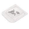 8pcs Stainless Steel Micro Watch Repair Screws 1.2 X 1.6 X 3.25mm 1 X 1.4 X 3.2mm Watch Back Cover Screws 1 X 1.3 X 2.4mm