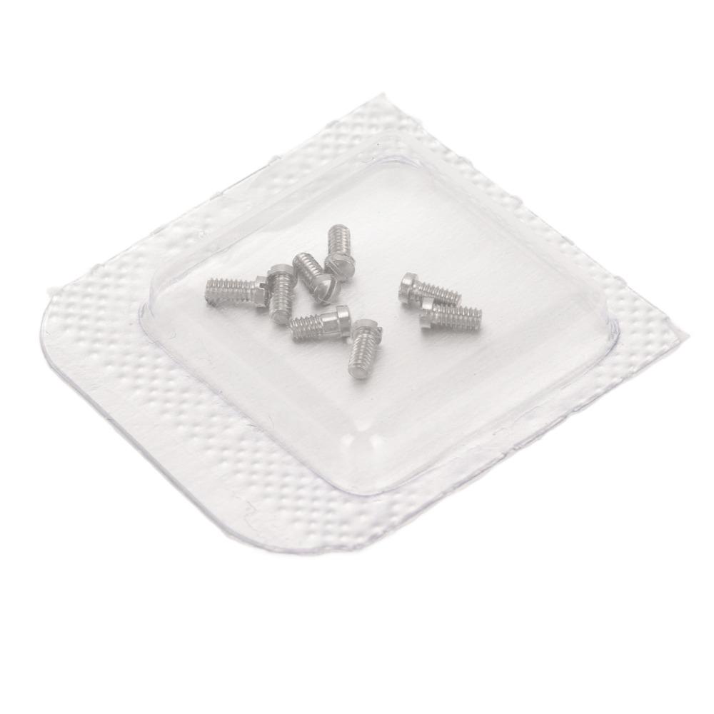 8pcs Stainless Steel Micro Watch Repair Screws 1.2 X 1.6 X 3.25mm 1 X 1.4 X 3.2mm Watch Back Cover Screws 1 X 1.3 X 2.4mm