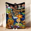 Classic Scoobydoo Spooky Monster Mashup Cartoon Anime Blanket Cozy Comfortable Throw Blanket For Bedroom Sofa Nap Lightweight Home Decor