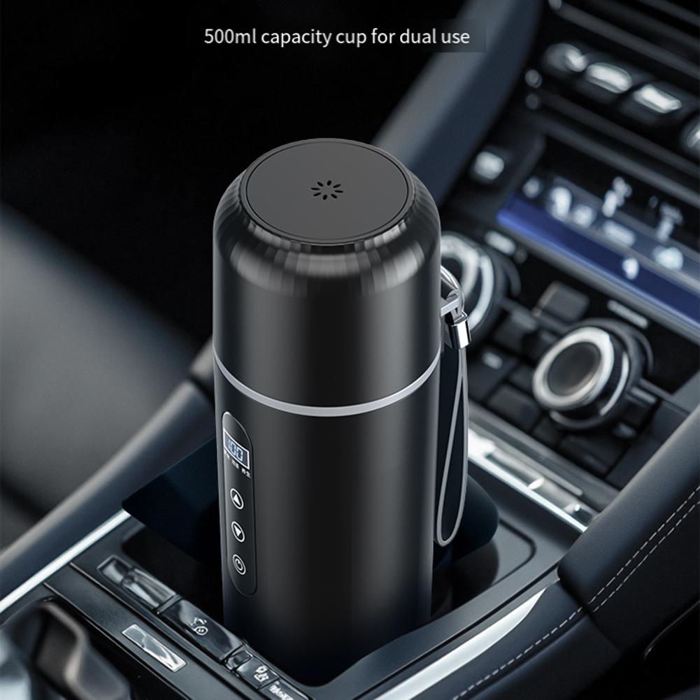 The Convenience Experience Effortless Beverage Preparation Anywhere With This Innovative Portable Electric Car Kettle