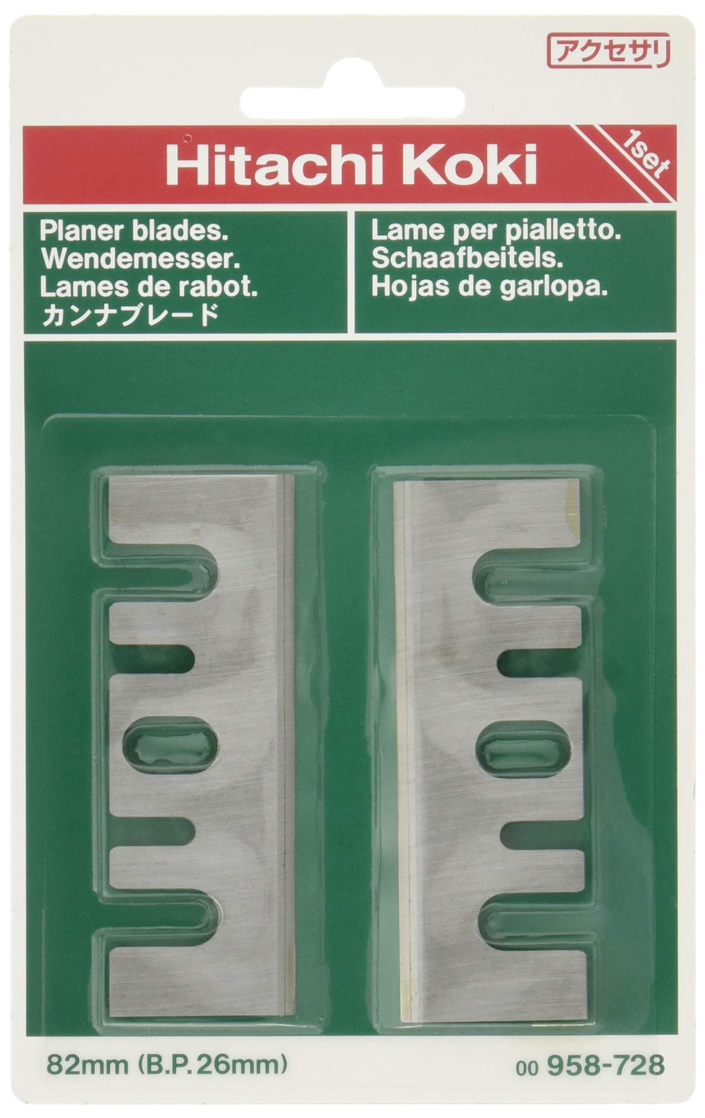 

HiKOKI 82 мм Лезвие 26 мм Шаг зубьев, Ширина, (Пакет 2) 0095-8728