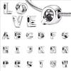 A-Z Alphabet Charm Beads 925 Silver Bracelet DIY Jewelry Making for Women Girl Fashion Gift Birthday Christmas
