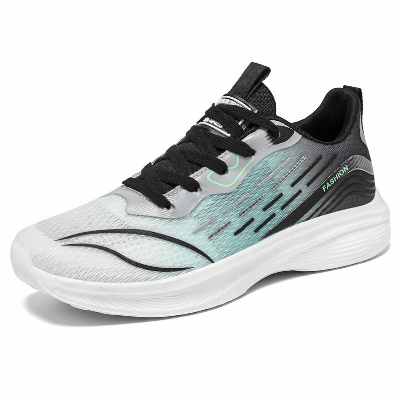 

Men Summer Running Shoes Shock Absorption Lightweight Non Slip Student Casual Sports Sneakers 47 зелений