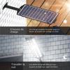 598 LED ultra lumineux extérieur lampadaire solaire 713COB capteur de mouvement étanche éclairage solaire cour rurale résidentielle applique murale lumière à induction