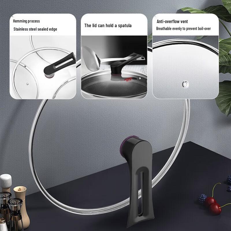 KOBACH 316L Stainless Steel Honeycomb Wok