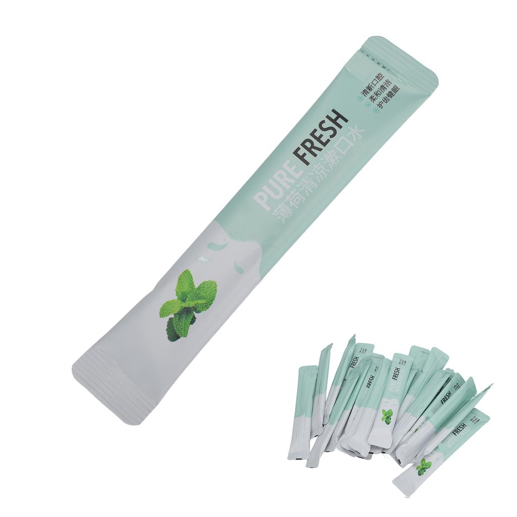 20pcs Mouthwash Portable Mild Mint Scent Freshen Breath Oral Teeth Cleaning Care Mouth Wash