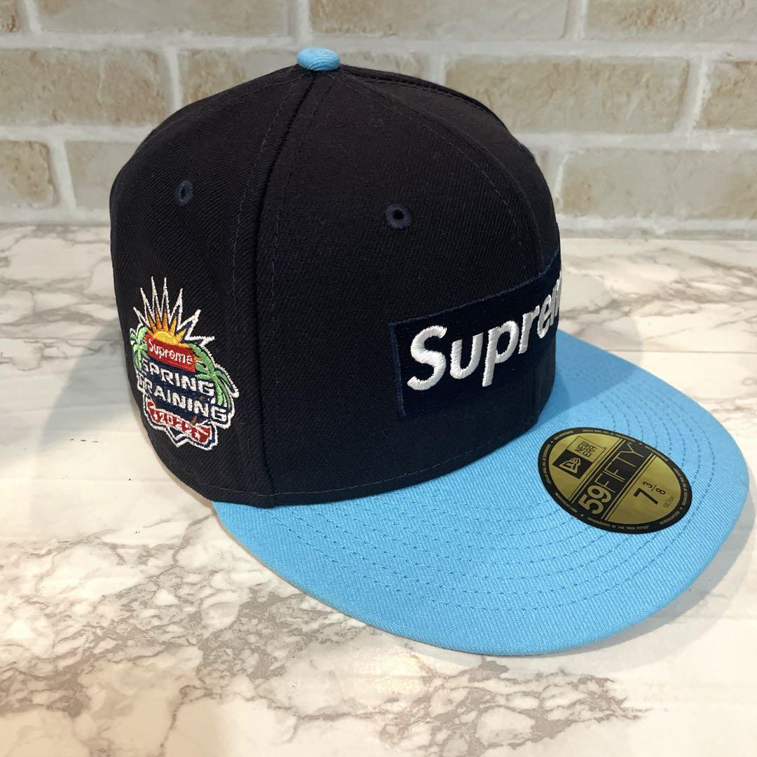 

[USED] Supreme 2022 59FIFTY Cap, Navy/Light Blue, Size 7 3/8