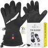 Heizhandschuhe Winter Warm Handschuhe Schlank Elektrisch + 2x Powerbank Größe L