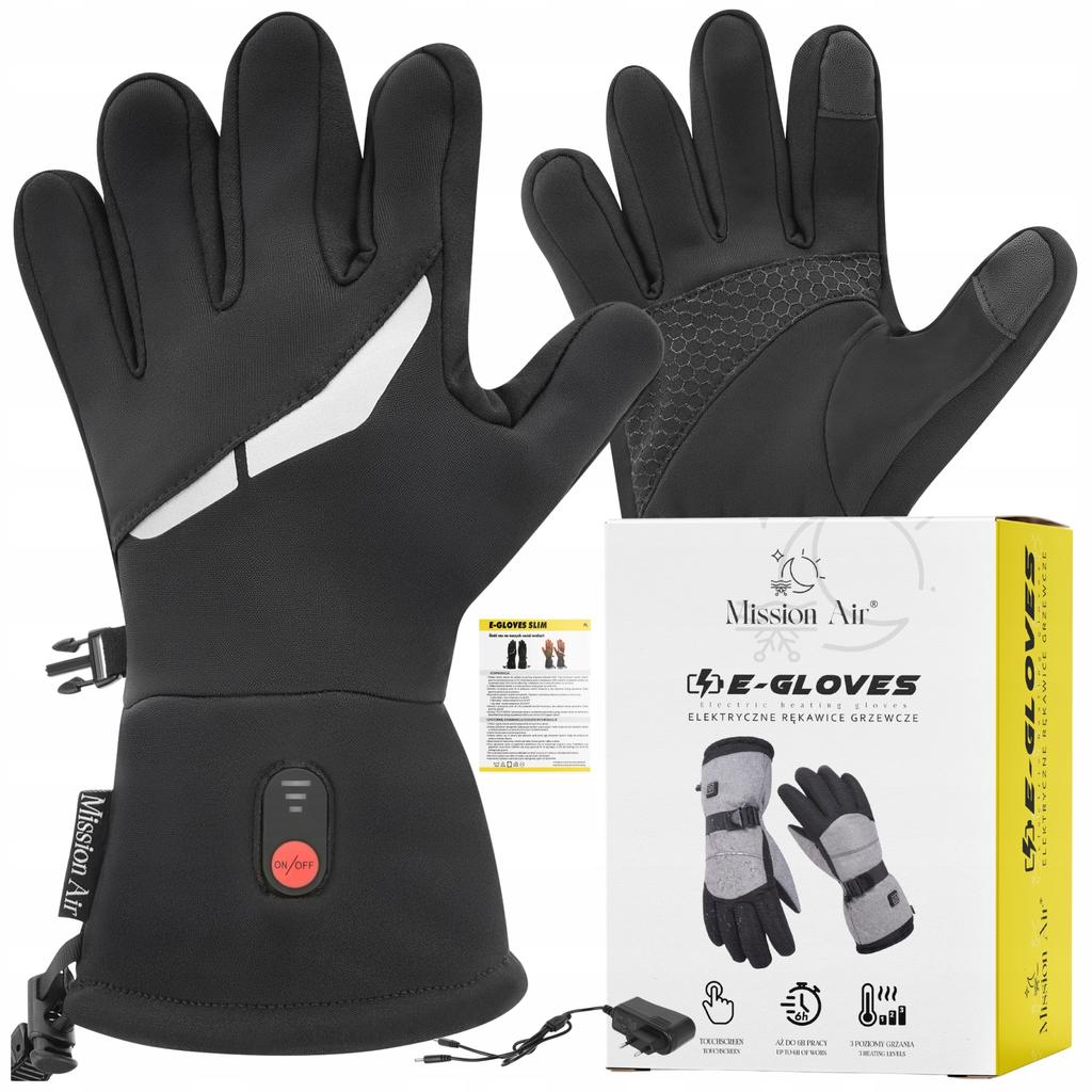 WARM WINTER GLOVES SLIM ELECTRIC + 2x Powerbank size L