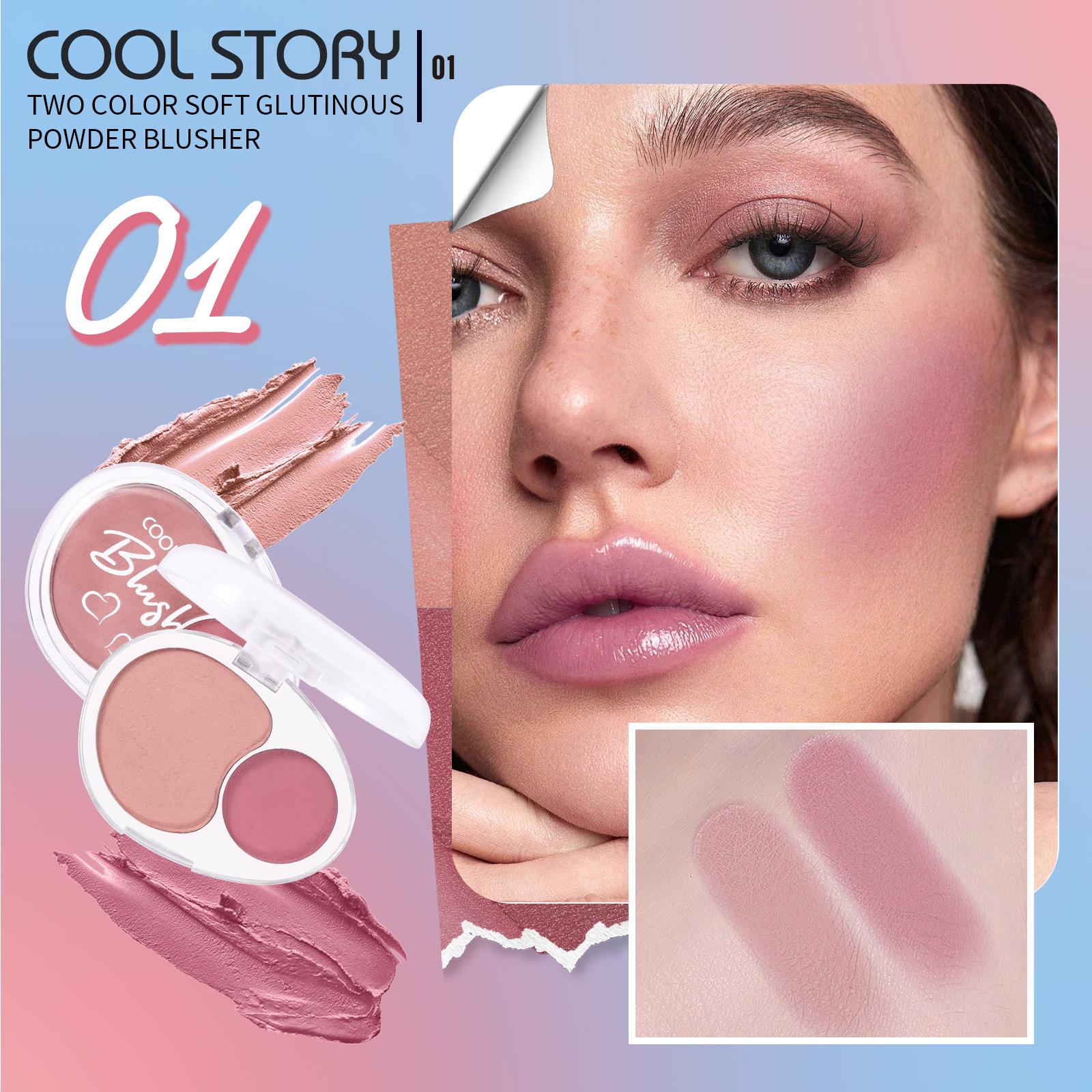Румяна Double Mix, глина, мягкий и нежный контуринг, картофельное пюре, 2 цвета, осветляющий лицо, мусс, румяна, набор для пасты