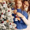 Christmas Tree Decorations Hangable Figurine Snowman Santa Claus Christmas Decorations For Holiday Party Supplies Home Kitchen