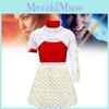4 Dawn Zombies Of The Vampires Nova Cosplay Costume Dress Set Halloween Party