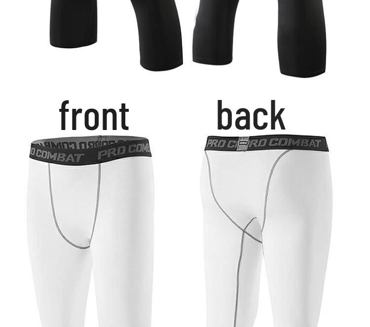 Men's Seven-Point Compression Tights for Basketball and Sports Training