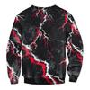 Men's Casual Fashion Printed Round Neck Pullover Sweatshirt