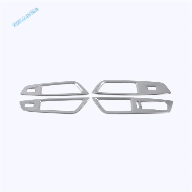 Car Door Handle Holder Window Glass Lift Button Decoration Cover Trim Accessories For VW Volkswagen Atlas / Teramont