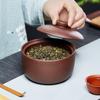 Zisha Handmade Cylindrical Tea Caddy